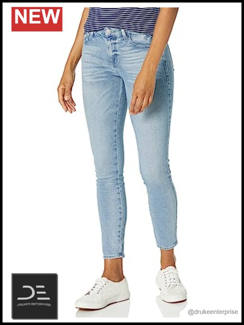 Skinny Fit High Rise Stretch Jean Womens Curve Style